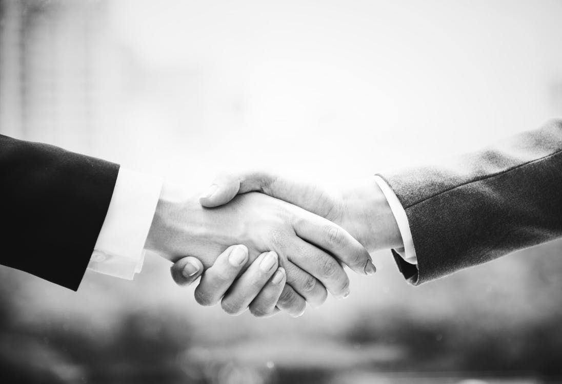 shaking hands